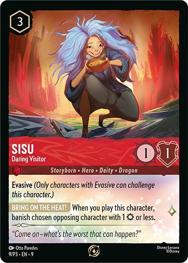 Sisu - Daring Visitor (9/P3) [Promo Cards] | Shuffle n Cut Hobbies & Games