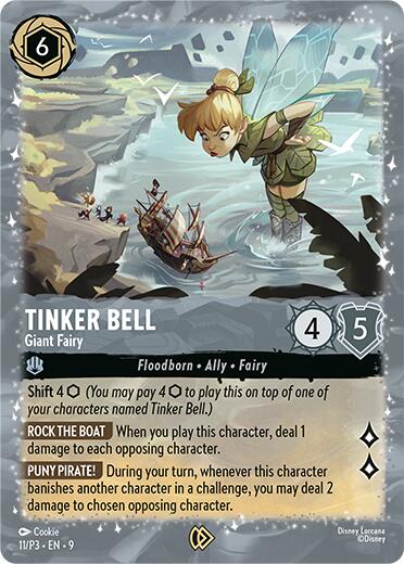 Tinker Bell - Giant Fairy (11/P3) [Promo Cards] | Shuffle n Cut Hobbies & Games
