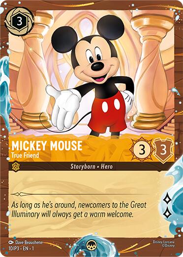 Mickey Mouse - True Friend (Disney Cruise Promo) (10/P3) [Promo Cards] | Shuffle n Cut Hobbies & Games