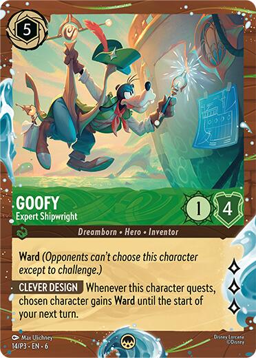 Goofy - Expert Shipwright (Disney Cruise Promo) (14/P3) [Promo Cards] | Shuffle n Cut Hobbies & Games