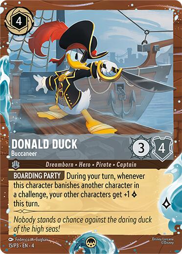 Donald Duck - Buccaneer (Disney Cruise Promo) (15/P3) [Promo Cards] | Shuffle n Cut Hobbies & Games