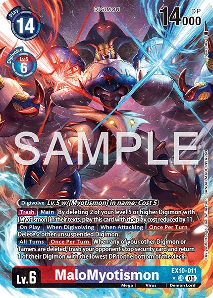 MaloMyotismon [EX10-011] (Alternate Art) [Sinister Order] | Shuffle n Cut Hobbies & Games