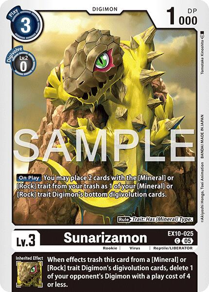 Sunarizamon [EX10-025] [Sinister Order] | Shuffle n Cut Hobbies & Games