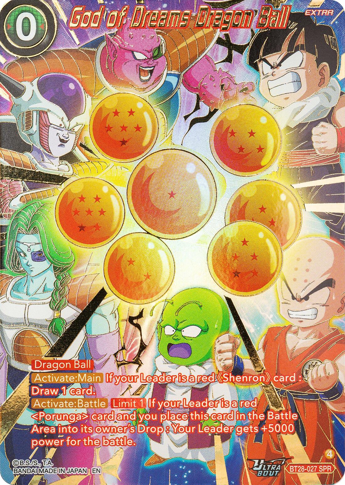 God of Dreams Dragon Ball (BT28-027) [Prismatic Clash] | Shuffle n Cut Hobbies & Games