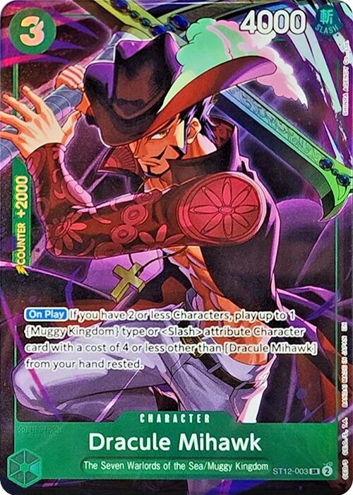 Dracule Mihawk (Illustration Box Vol.4) [One Piece Promotion Cards] | Shuffle n Cut Hobbies & Games