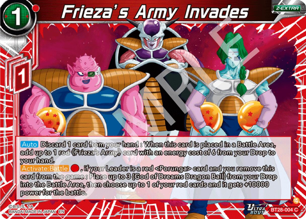 Frieza's Army Invades (BT28-004) [Prismatic Clash] | Shuffle n Cut Hobbies & Games