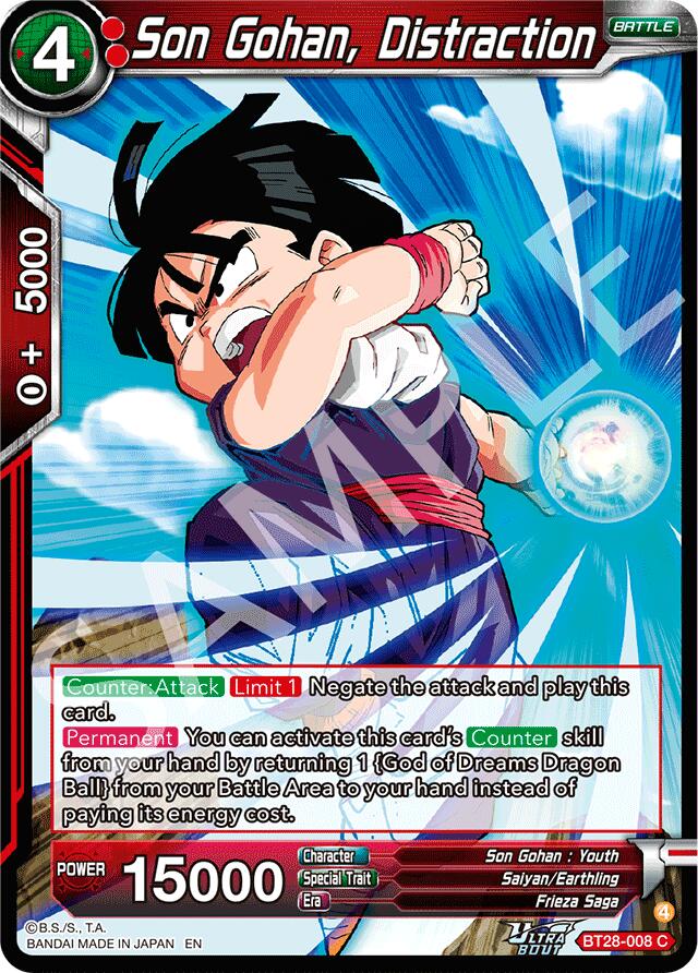 Son Gohan, Distraction (BT28-008) [Prismatic Clash] | Shuffle n Cut Hobbies & Games