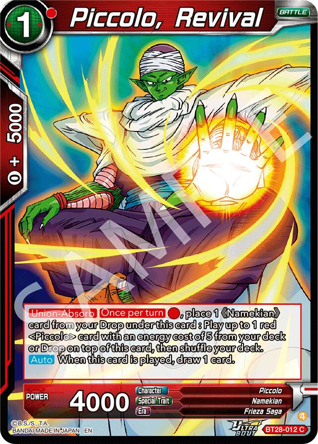Piccolo, Revival (BT28-012) [Prismatic Clash] | Shuffle n Cut Hobbies & Games