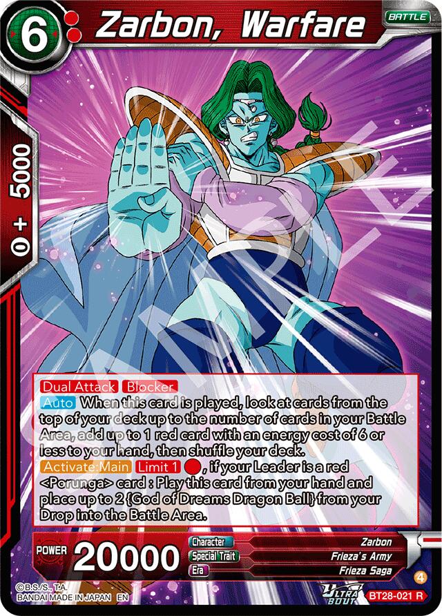 Zarbon, Warfare (BT28-021) [Prismatic Clash]