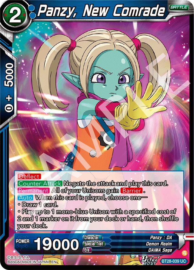 Panzy, New Comrade (BT28-039) [Prismatic Clash] | Shuffle n Cut Hobbies & Games