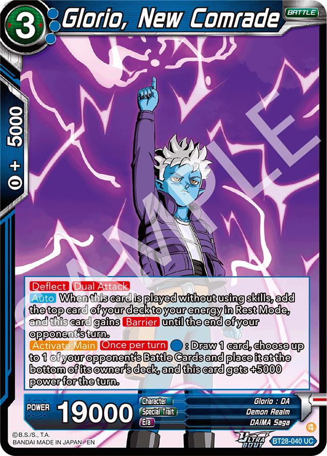 Glorio, New Comrade (BT28-040) [Prismatic Clash] | Shuffle n Cut Hobbies & Games