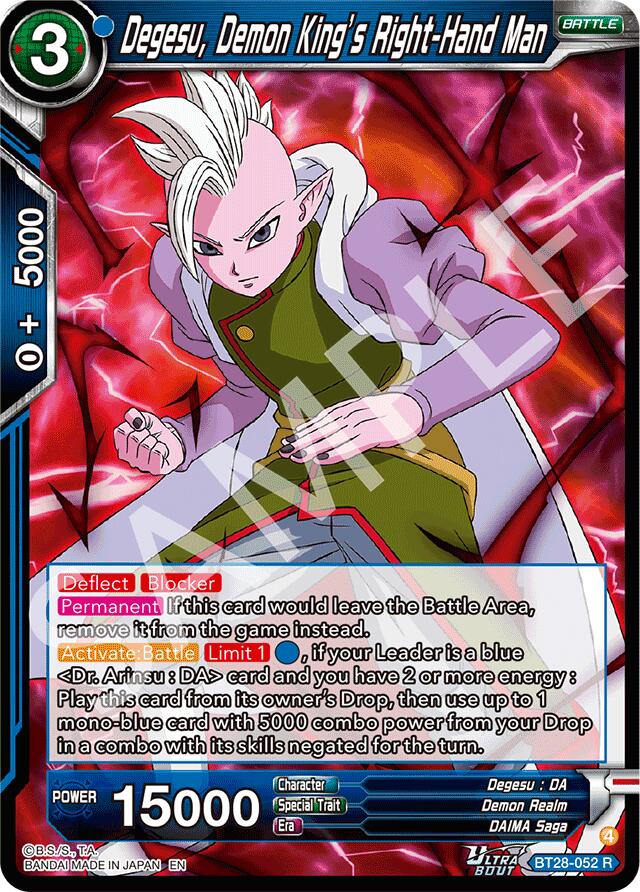 Degesu, Demon King's Right-Hand Man (BT28-052) [Prismatic Clash] | Shuffle n Cut Hobbies & Games