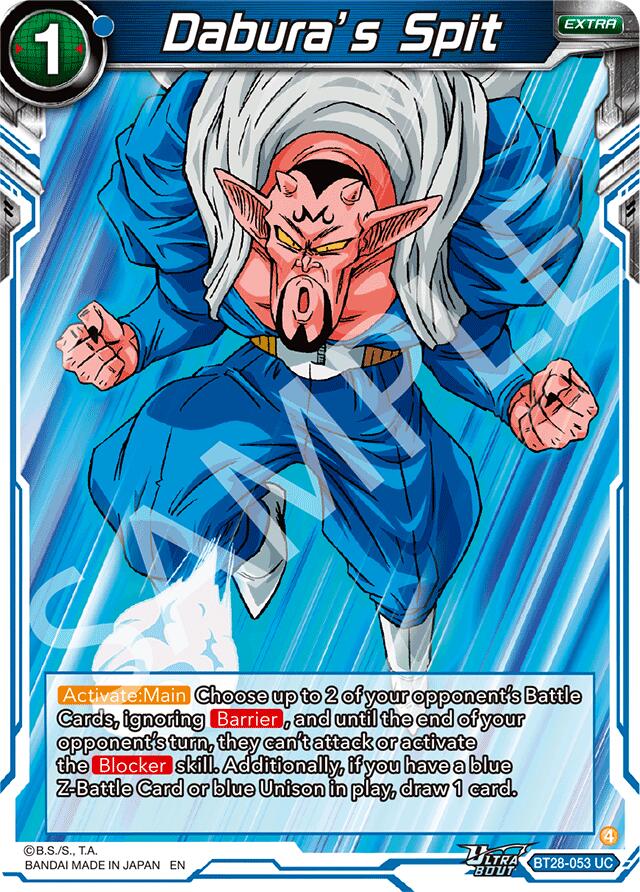 Dabura's Spit (BT28-053) [Prismatic Clash] | Shuffle n Cut Hobbies & Games