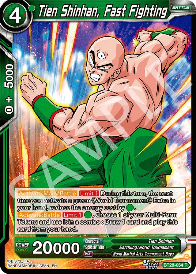 Tien Shinhan, Fast Fighting (BT28-064) [Prismatic Clash] | Shuffle n Cut Hobbies & Games
