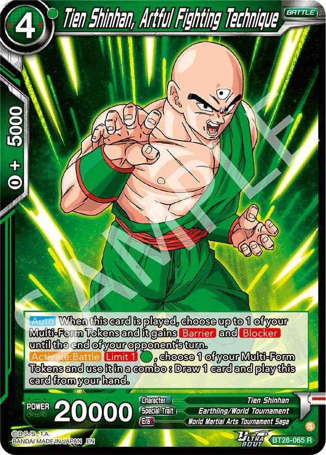 Tien Shinhan, Artful Fighting Technique (BT28-065) [Prismatic Clash] | Shuffle n Cut Hobbies & Games