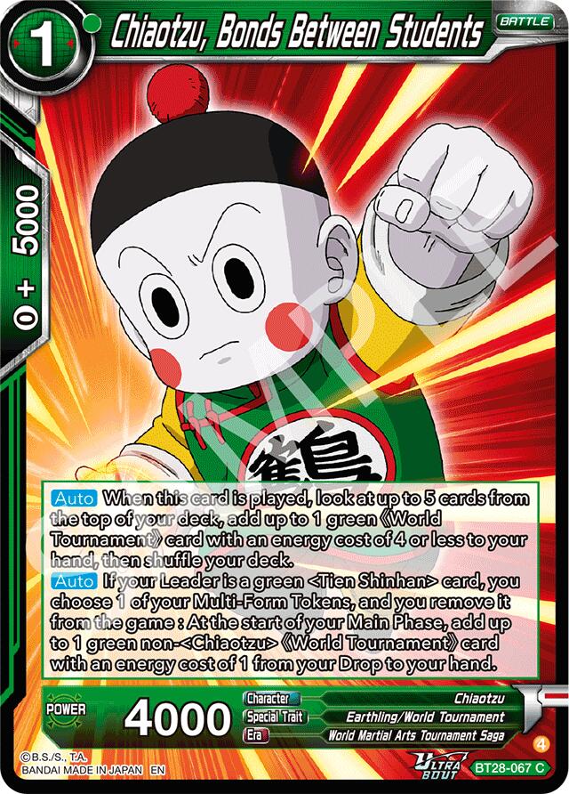 Chiaotzu, Bonds Between Students (BT28-067) [Prismatic Clash] | Shuffle n Cut Hobbies & Games