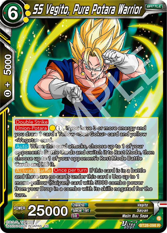 SS Vegito, Pure Potara Warrior (BT28-098) [Prismatic Clash] | Shuffle n Cut Hobbies & Games