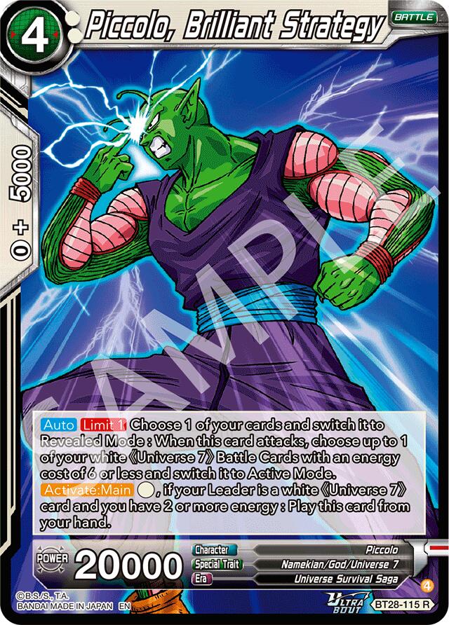 Piccolo, Brilliant Strategy (BT28-115) [Prismatic Clash] | Shuffle n Cut Hobbies & Games