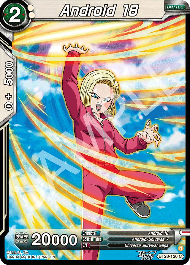 Android 18 (BT28-120) [Prismatic Clash] | Shuffle n Cut Hobbies & Games