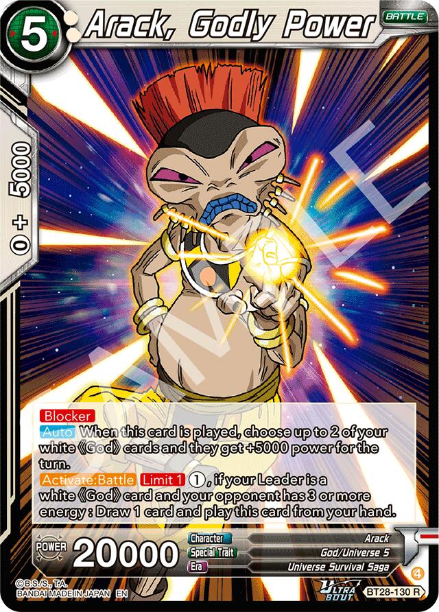 Arack, Godly Power (BT28-130) [Prismatic Clash] | Shuffle n Cut Hobbies & Games