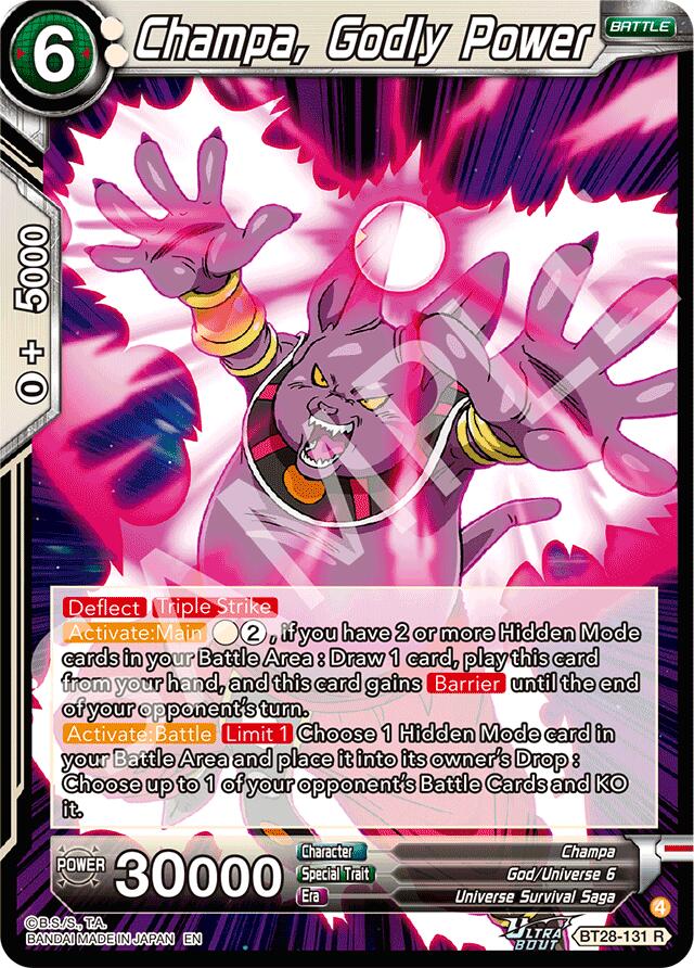 Champa, Godly Power (BT28-131) [Prismatic Clash] | Shuffle n Cut Hobbies & Games