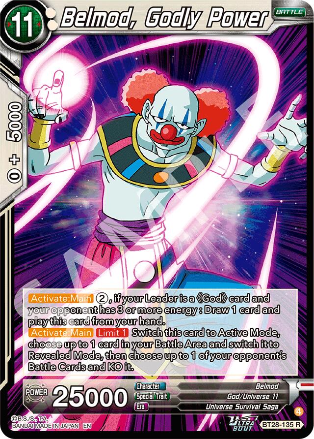 Belmod, Godly Power (BT28-135) [Prismatic Clash] | Shuffle n Cut Hobbies & Games