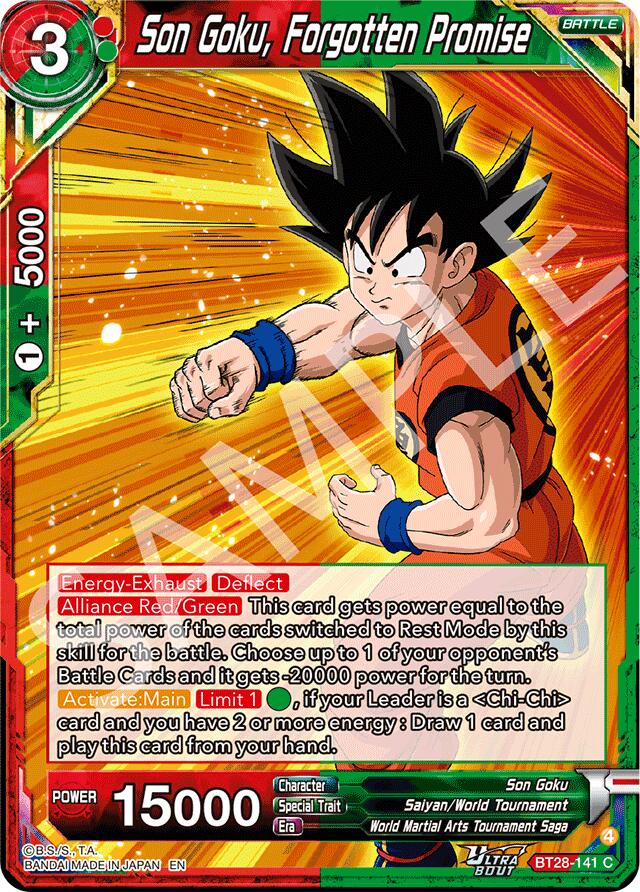 Son Goku, Forgotten Promise (BT28-141) [Prismatic Clash] | Shuffle n Cut Hobbies & Games