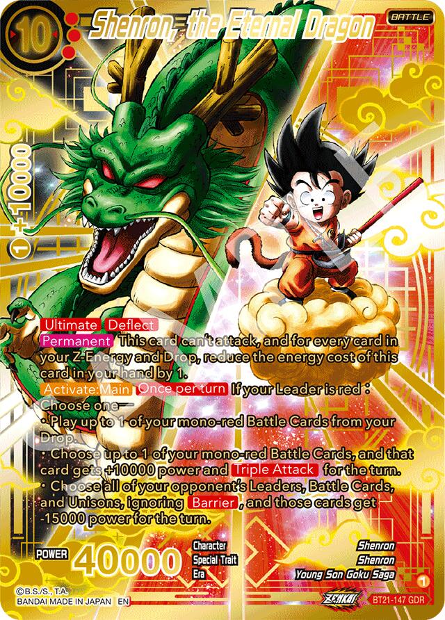 Shenron, the Eternal Dragon (GDR) (BT21-147) [Prismatic Clash] | Shuffle n Cut Hobbies & Games