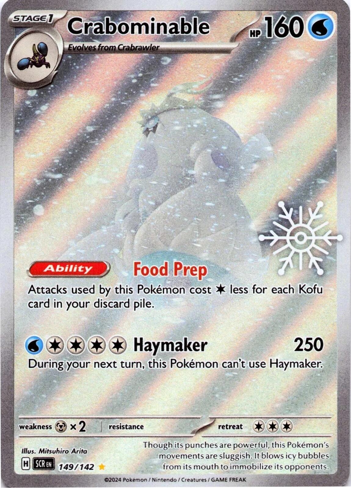 Crabominable (149/142) (Holiday Calendar) [Miscellaneous Cards] | Shuffle n Cut Hobbies & Games