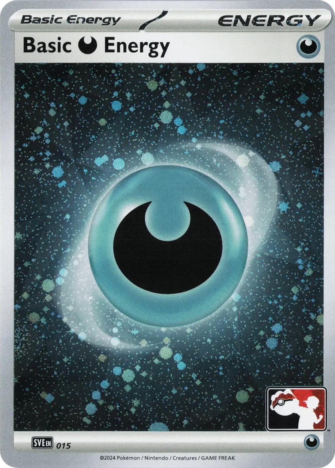 Basic Darkness Energy (015) (Cosmos Holo) [Prize Pack Series Seven] | Shuffle n Cut Hobbies & Games