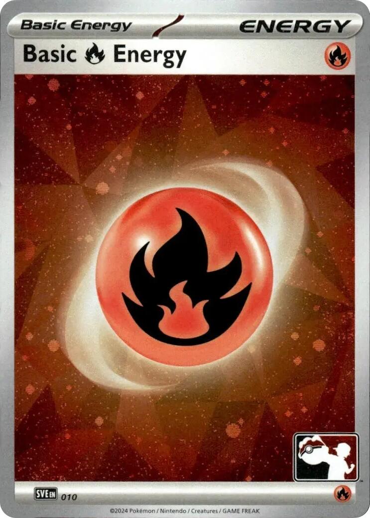 Basic Fire Energy (010) (Cosmos Holo) [Prize Pack Series Seven] | Shuffle n Cut Hobbies & Games