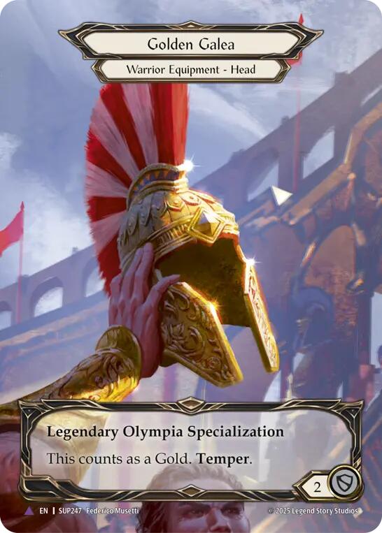 Golden Galea (Marvel) [SUP247] (Super Slam)  Cold Foil | Shuffle n Cut Hobbies & Games