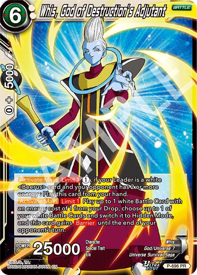 Whis, God of Destruction's Adjutant (P-696) [Promotion Cards] | Shuffle n Cut Hobbies & Games