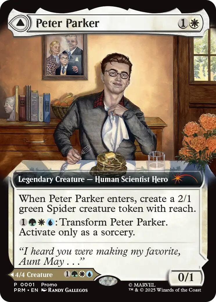 Peter Parker (Extended Art) [Marvel's Spider-Man Promos] | Shuffle n Cut Hobbies & Games
