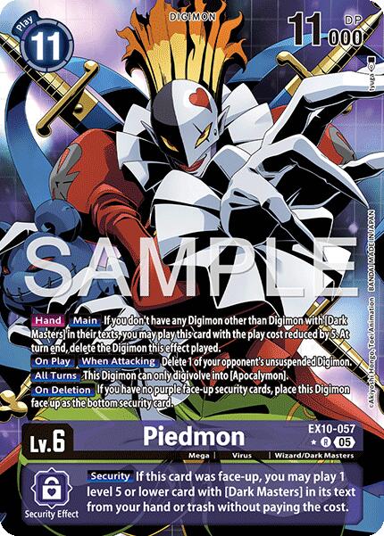 Piedmon [EX10-057] (Alternate Art) [Sinister Order] | Shuffle n Cut Hobbies & Games