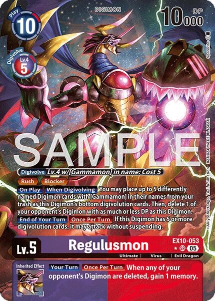 Regulusmon [EX10-053] (Alternate Art) [Sinister Order] | Shuffle n Cut Hobbies & Games
