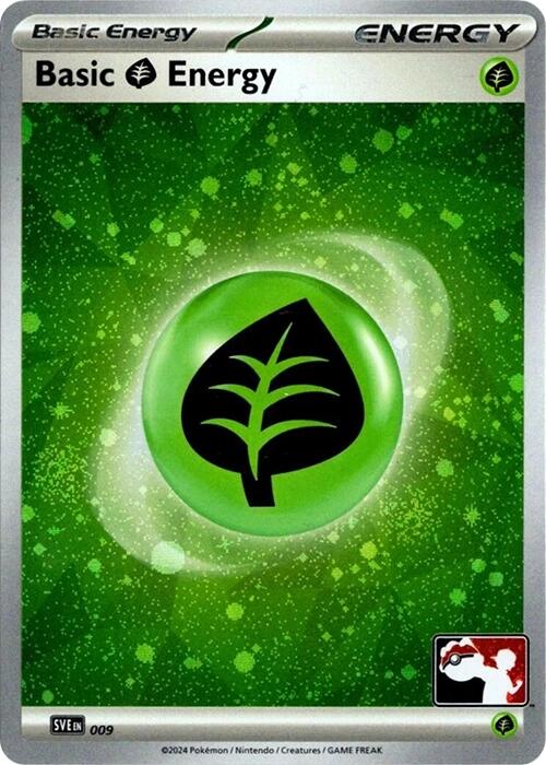 Basic Grass Energy (009) (Cosmos Holo) [Prize Pack Series Seven] | Shuffle n Cut Hobbies & Games