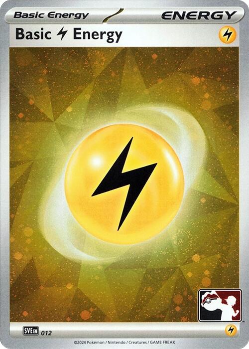 Basic Lightning Energy (012) (Cosmos Holo) [Prize Pack Series Seven] | Shuffle n Cut Hobbies & Games