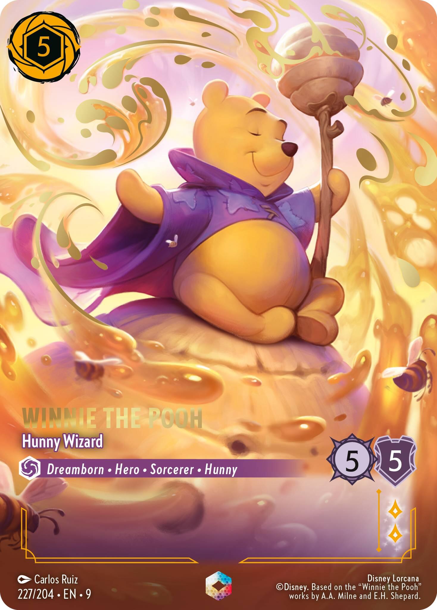 Winnie the Pooh - Hunny Wizard (Enchanted) (227/204) [Fabled] | Shuffle n Cut Hobbies & Games