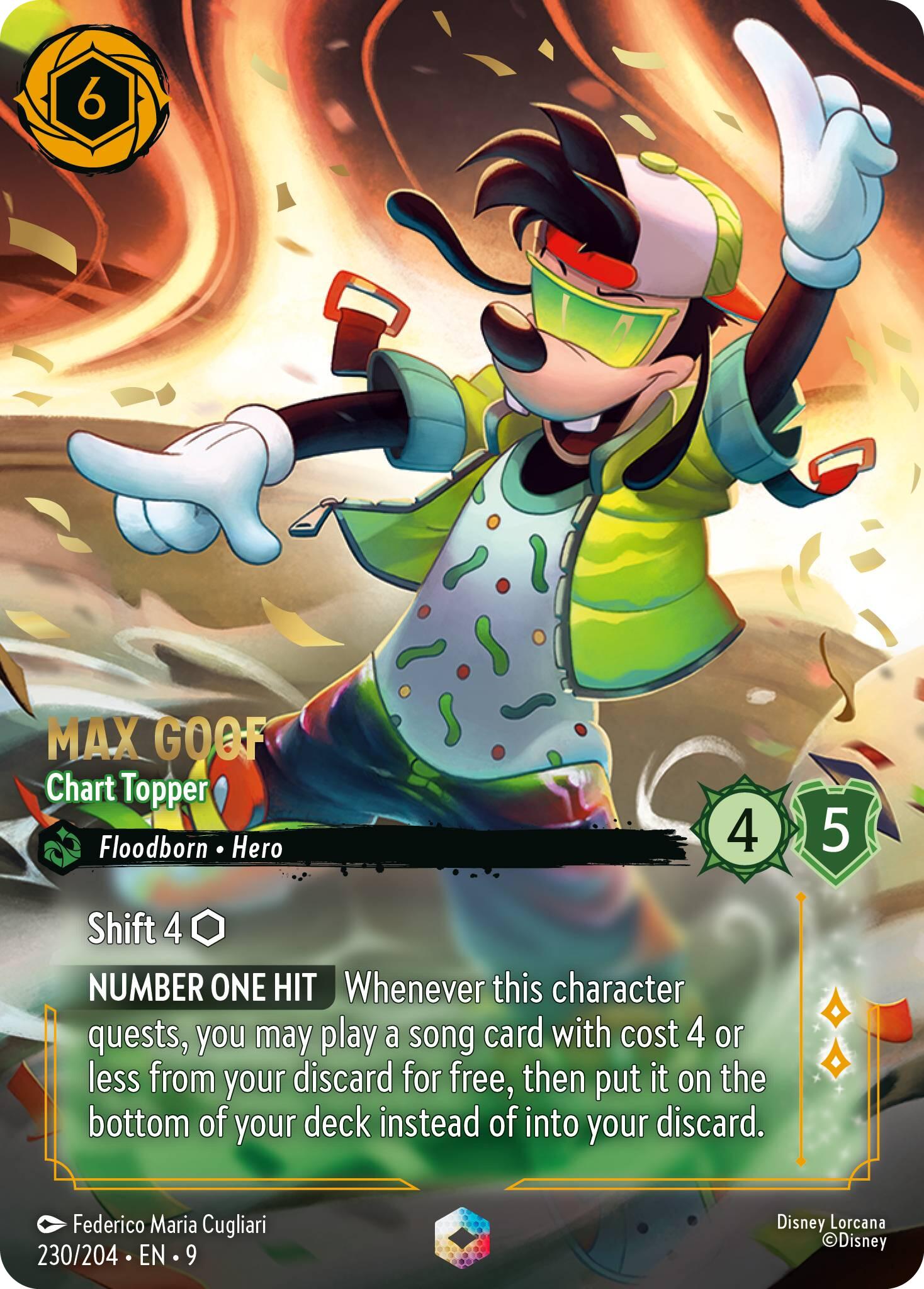 Max Goof - Chart Topper (Enchanted) (230/204) [Fabled] | Shuffle n Cut Hobbies & Games