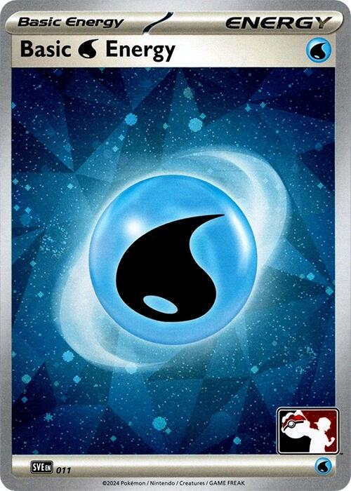 Basic Water Energy (011) (Cosmos Holo) [Prize Pack Series Seven] | Shuffle n Cut Hobbies & Games