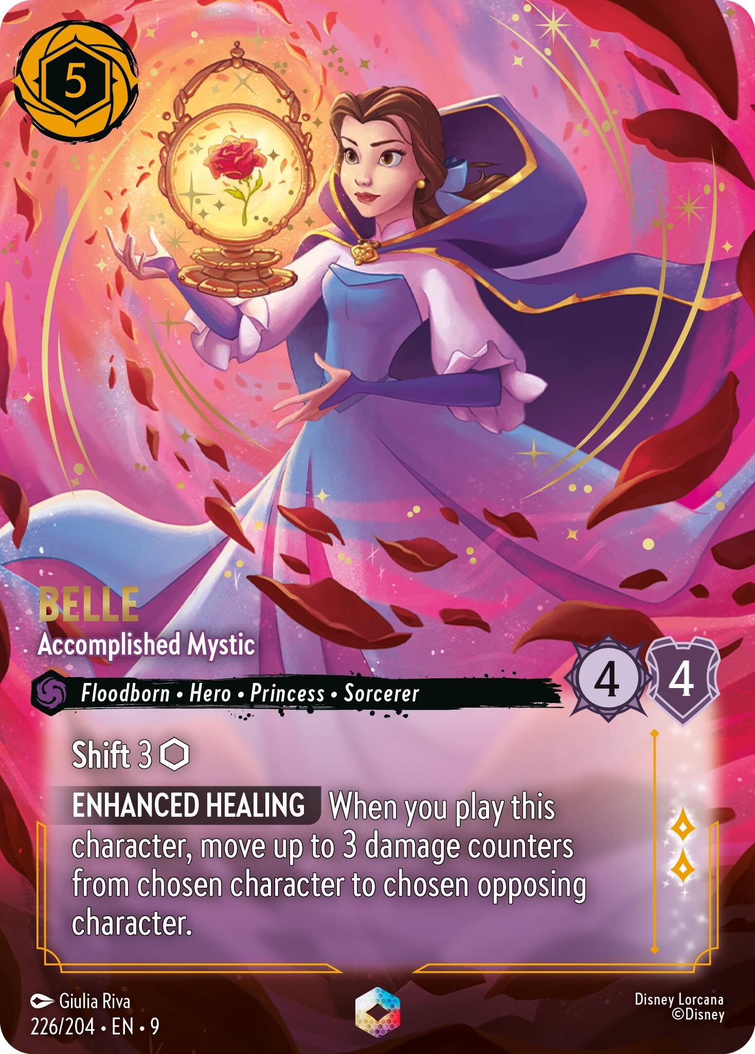 Belle - Accomplished Mystic (Enchanted) (226/204) [Fabled] | Shuffle n Cut Hobbies & Games