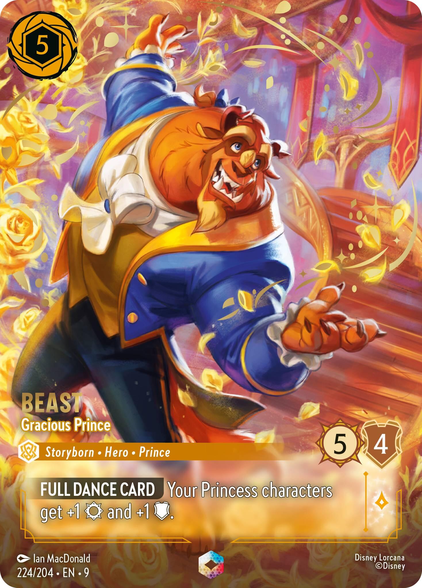 Beast - Gracious Prince (Enchanted) (224/204) [Fabled] | Shuffle n Cut Hobbies & Games