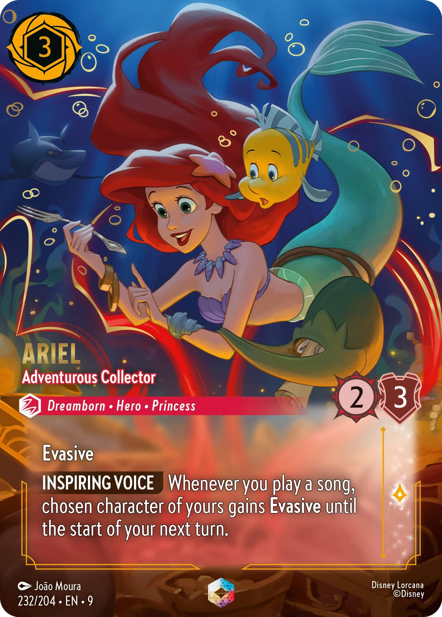 Ariel - Adventurous Collector (Enchanted) (232/204) [Fabled] | Shuffle n Cut Hobbies & Games