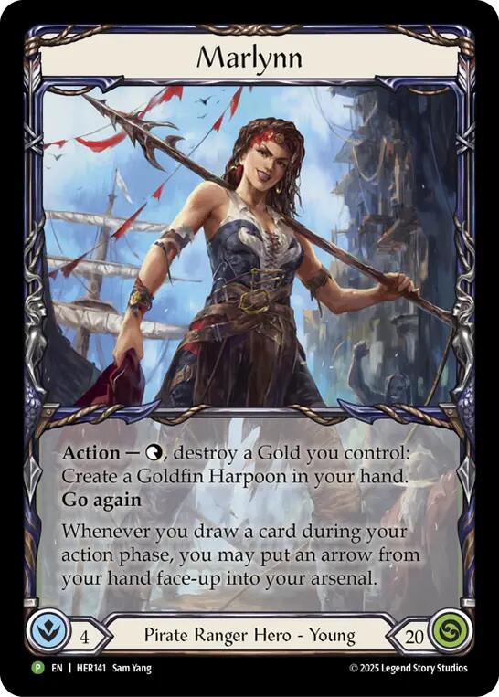 Marlynn [HER141] (Promo)  Rainbow Foil | Shuffle n Cut Hobbies & Games