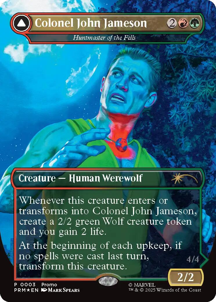 Colonel John Jameson - Huntmaster of the Fells (Borderless) [Media Promos] | Shuffle n Cut Hobbies & Games