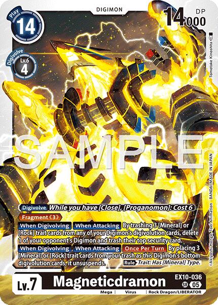 Magneticdramon [EX10-036] [Sinister Order] | Shuffle n Cut Hobbies & Games