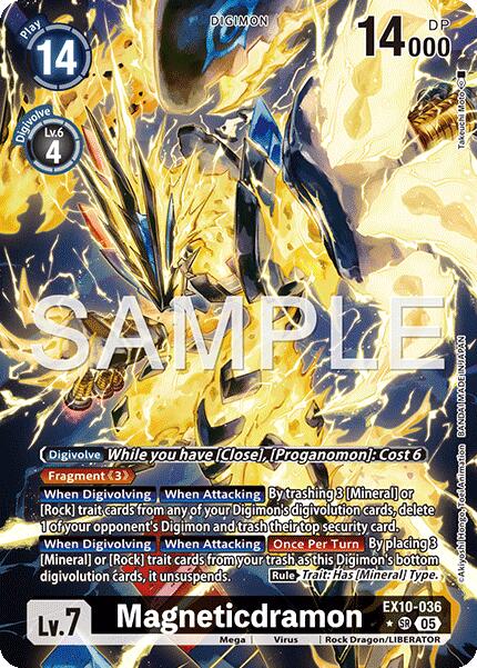 Magneticdramon [EX10-036] (Alternate Art) [Sinister Order] | Shuffle n Cut Hobbies & Games