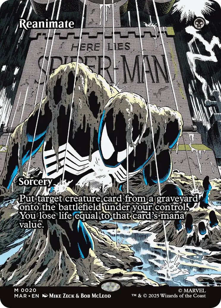 Reanimate (Borderless) [Marvel's Spider-Man: Eternal-Legal] | Shuffle n Cut Hobbies & Games