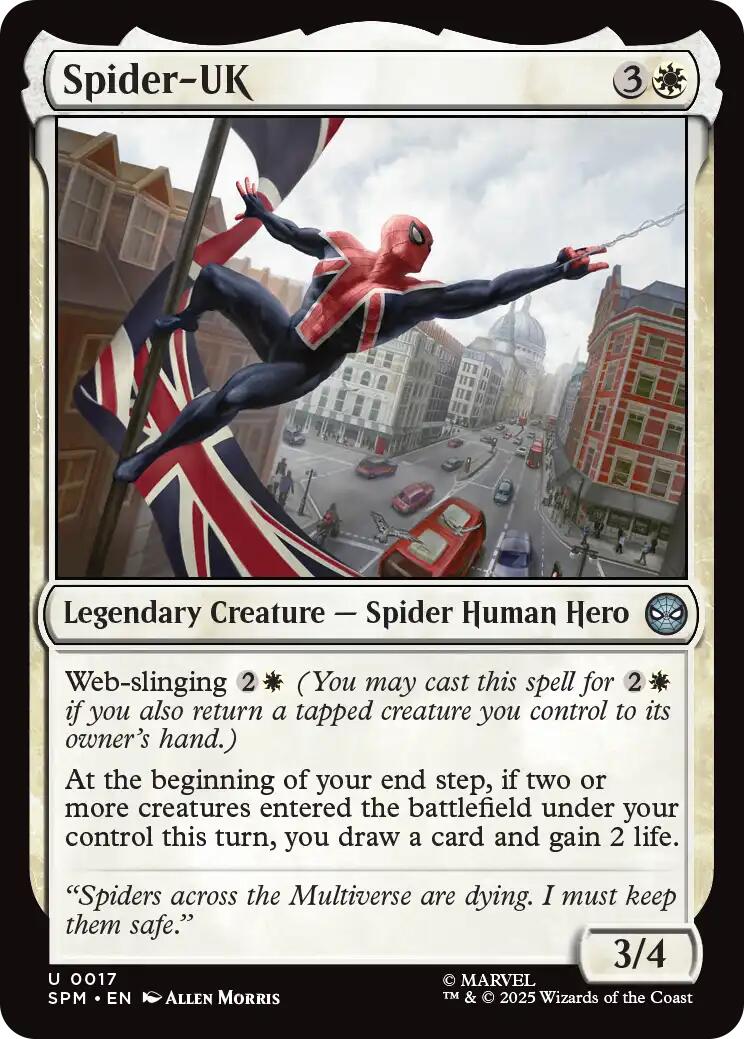 Spider-UK [Marvel's Spider-Man] | Shuffle n Cut Hobbies & Games